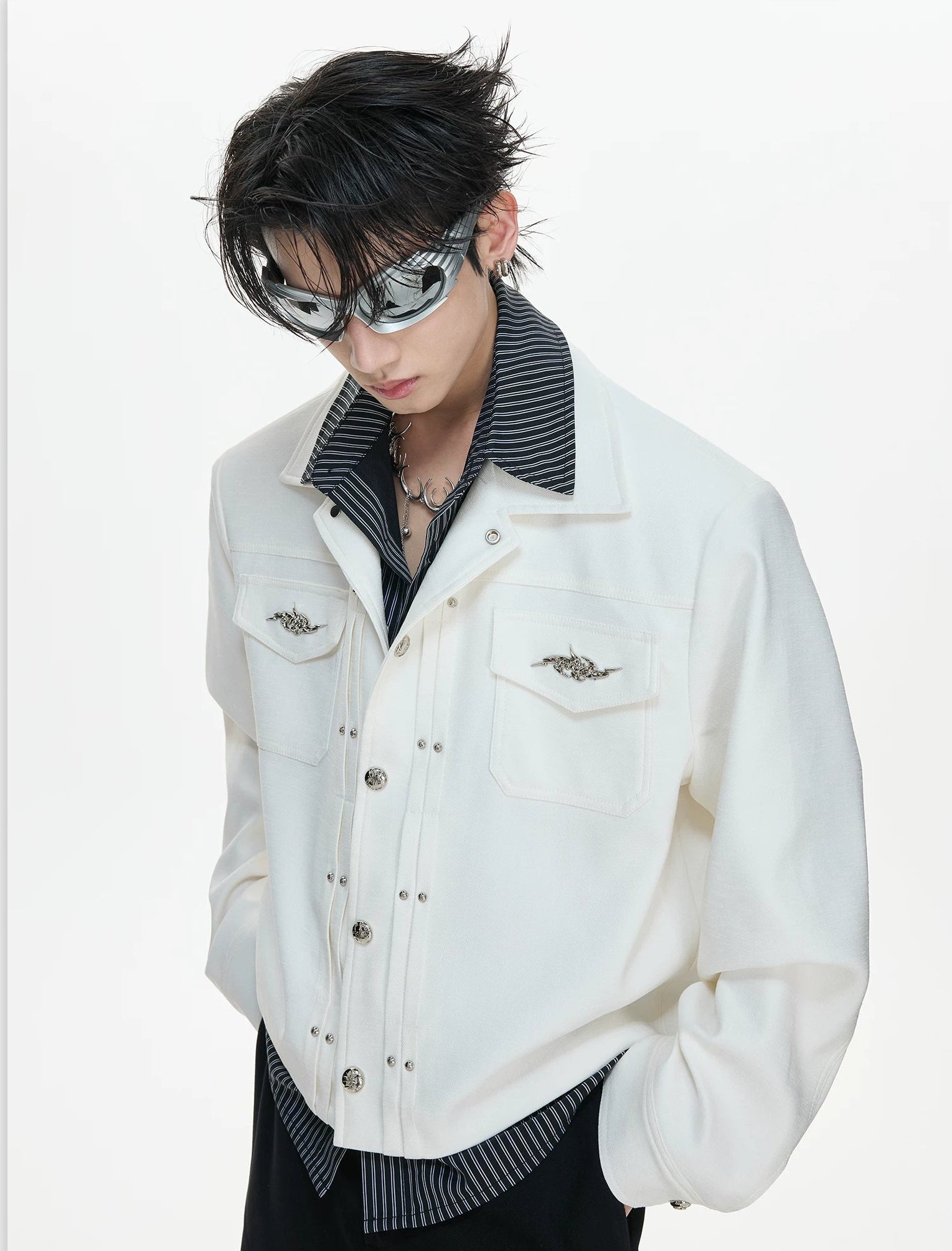 Midnight Relay Embellished Tech Blouson