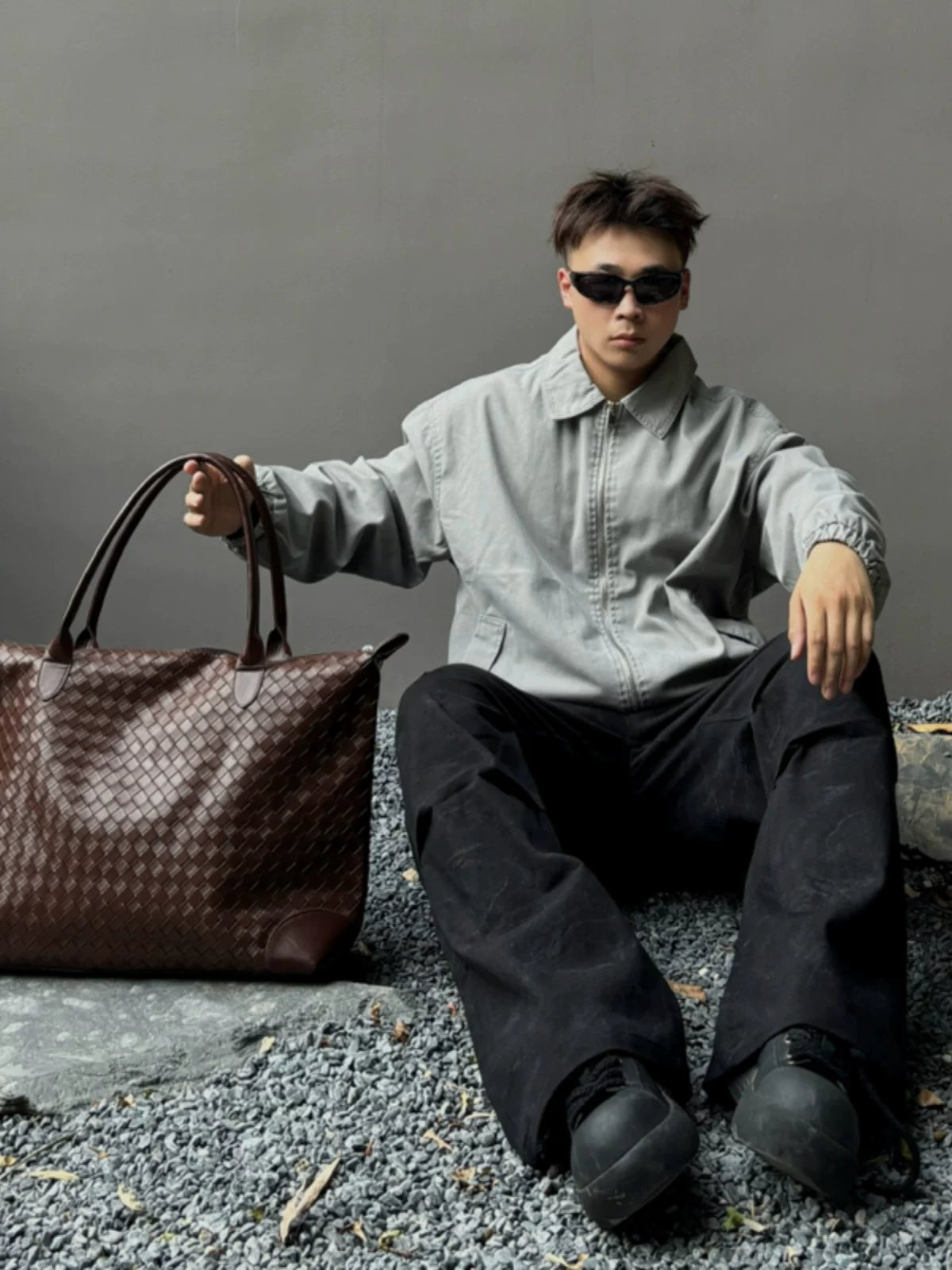 Meridian Woven Weekender Tote