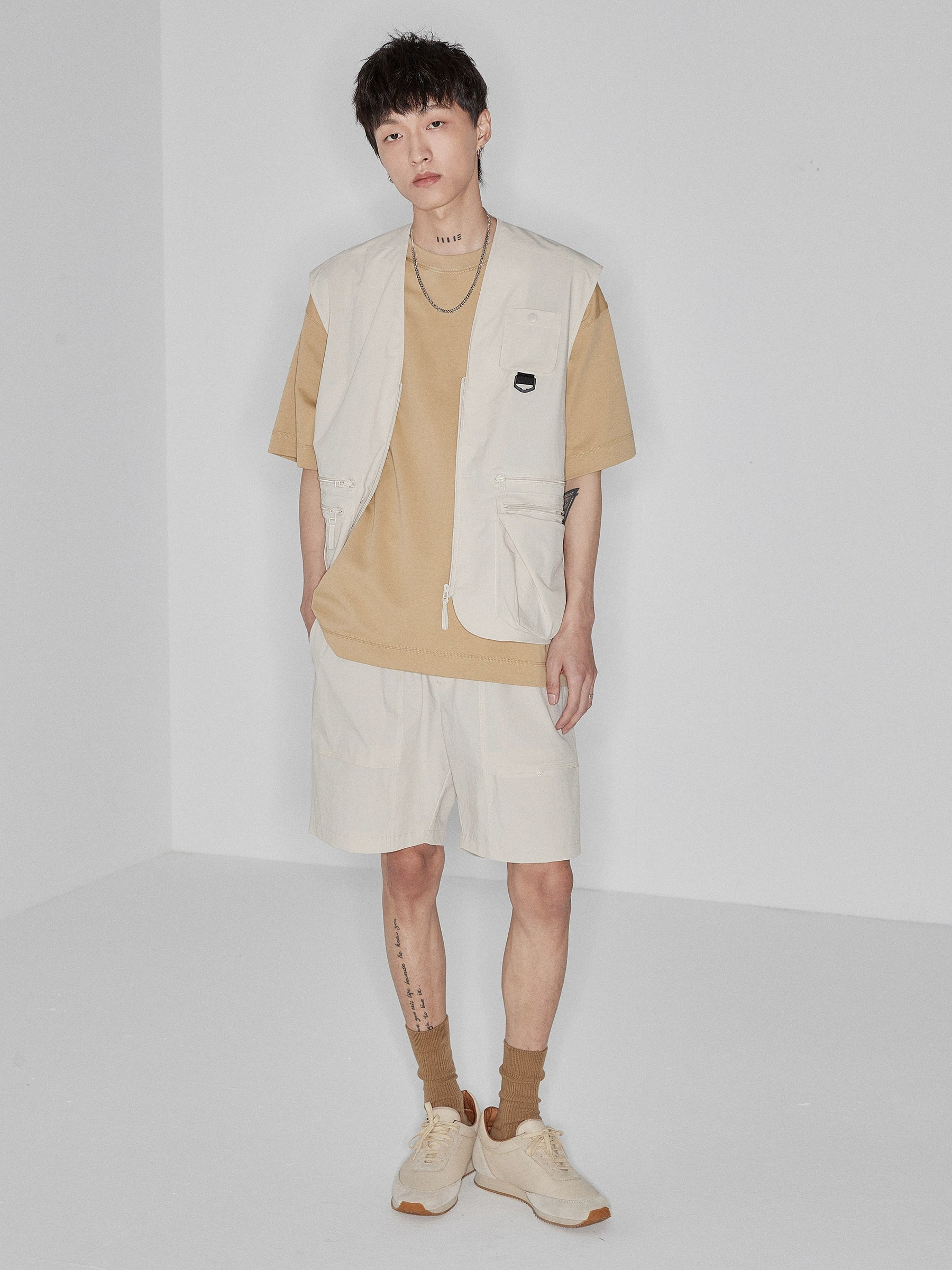 Drawstring Chino Shorts