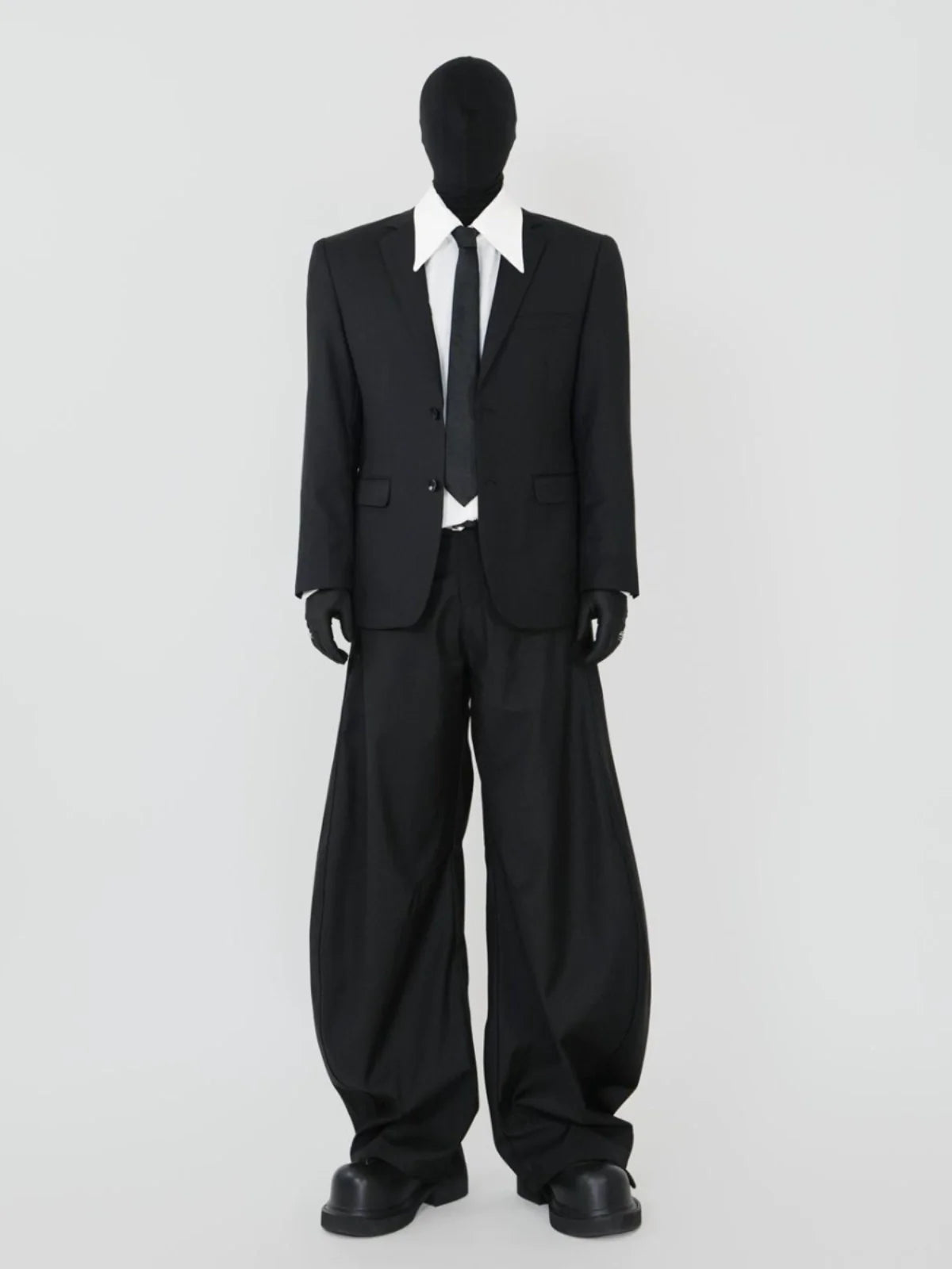 Noir Minimalist Tailored Jacket