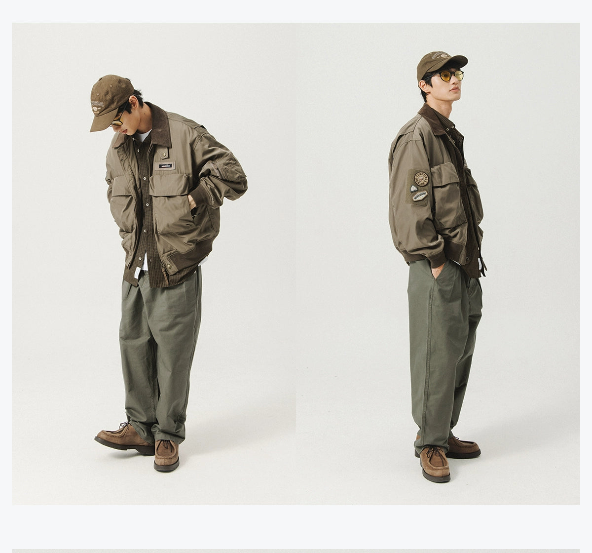 Utility Pocket Bomber Jacket