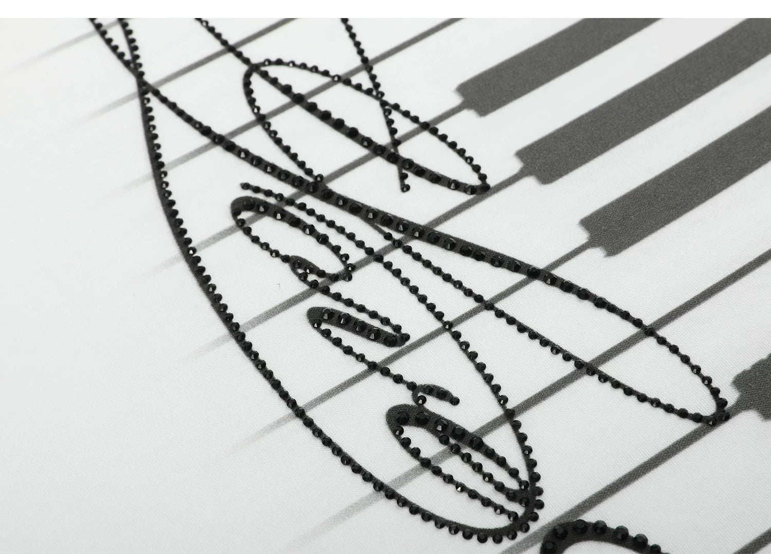 Keys Treble Clef V‑Neck Tee