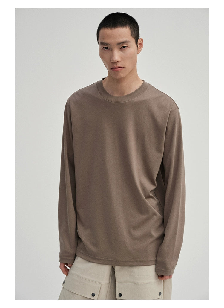 Pleated Design Base Layer Long Sleeve Top