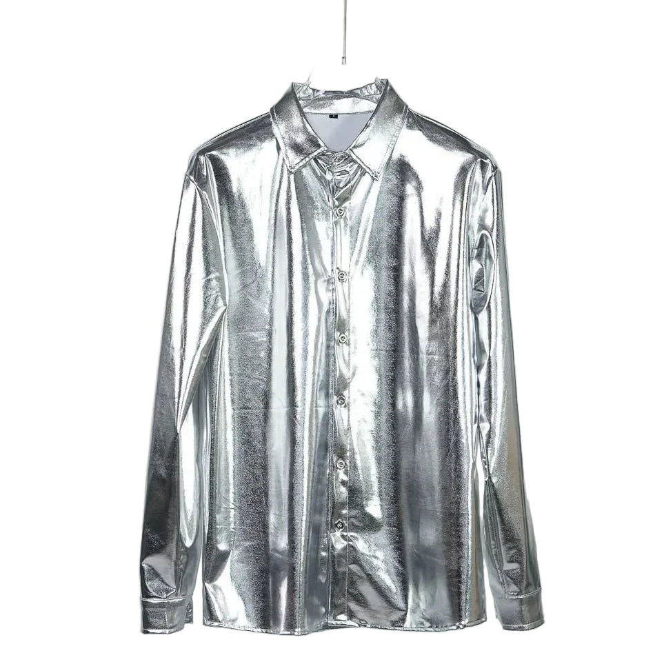 Lunar Signal Liquid-Metal Shirt