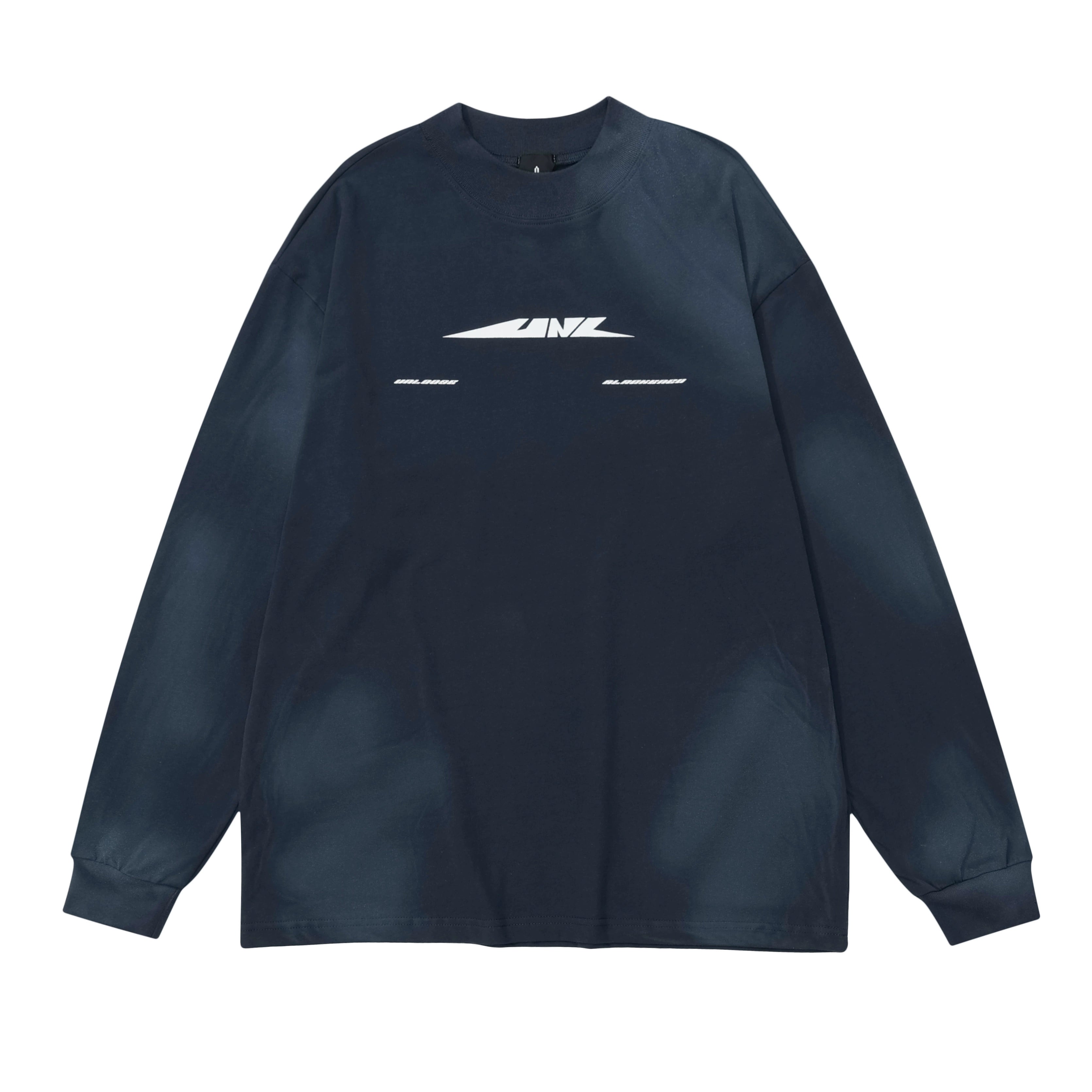 Navy Blue Graphic Logo Sweatshirt