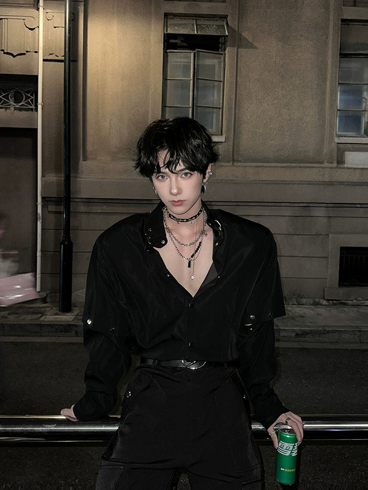 Detachable Sleeve Shirt