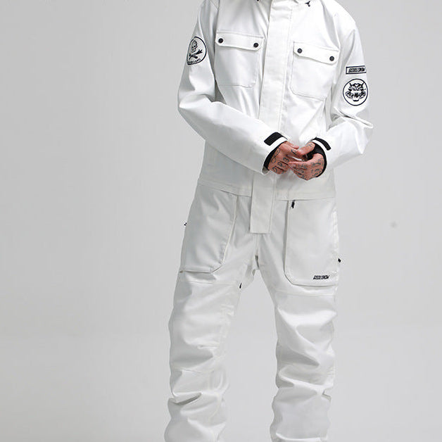 Monochrome Tactical Utility Snowboard Jumpsuit