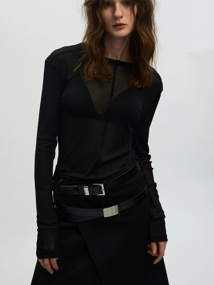 VeilForm Sheer Second-Skin Tee