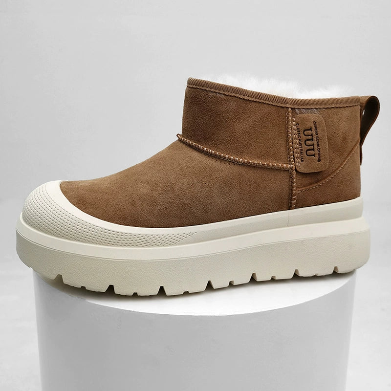 Faux Fur Lined Suede Boots