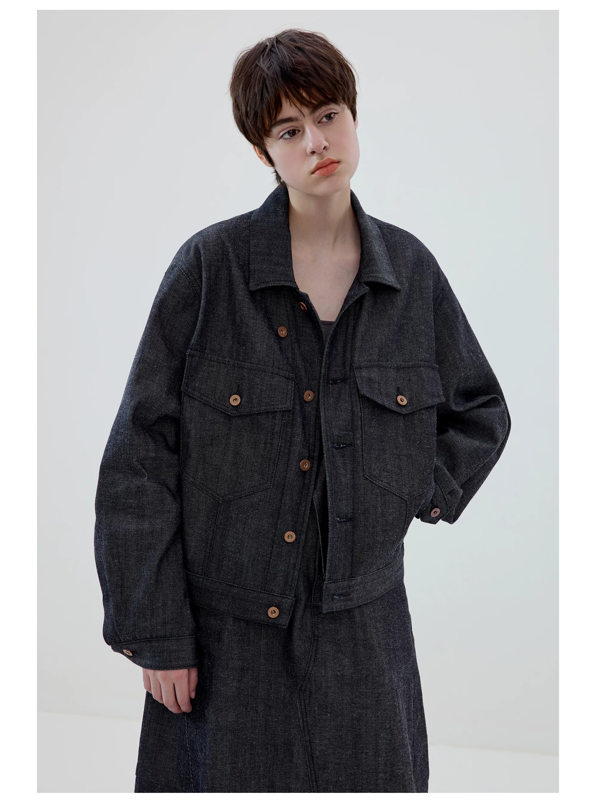 Rawloom Cropped Denim Jacket