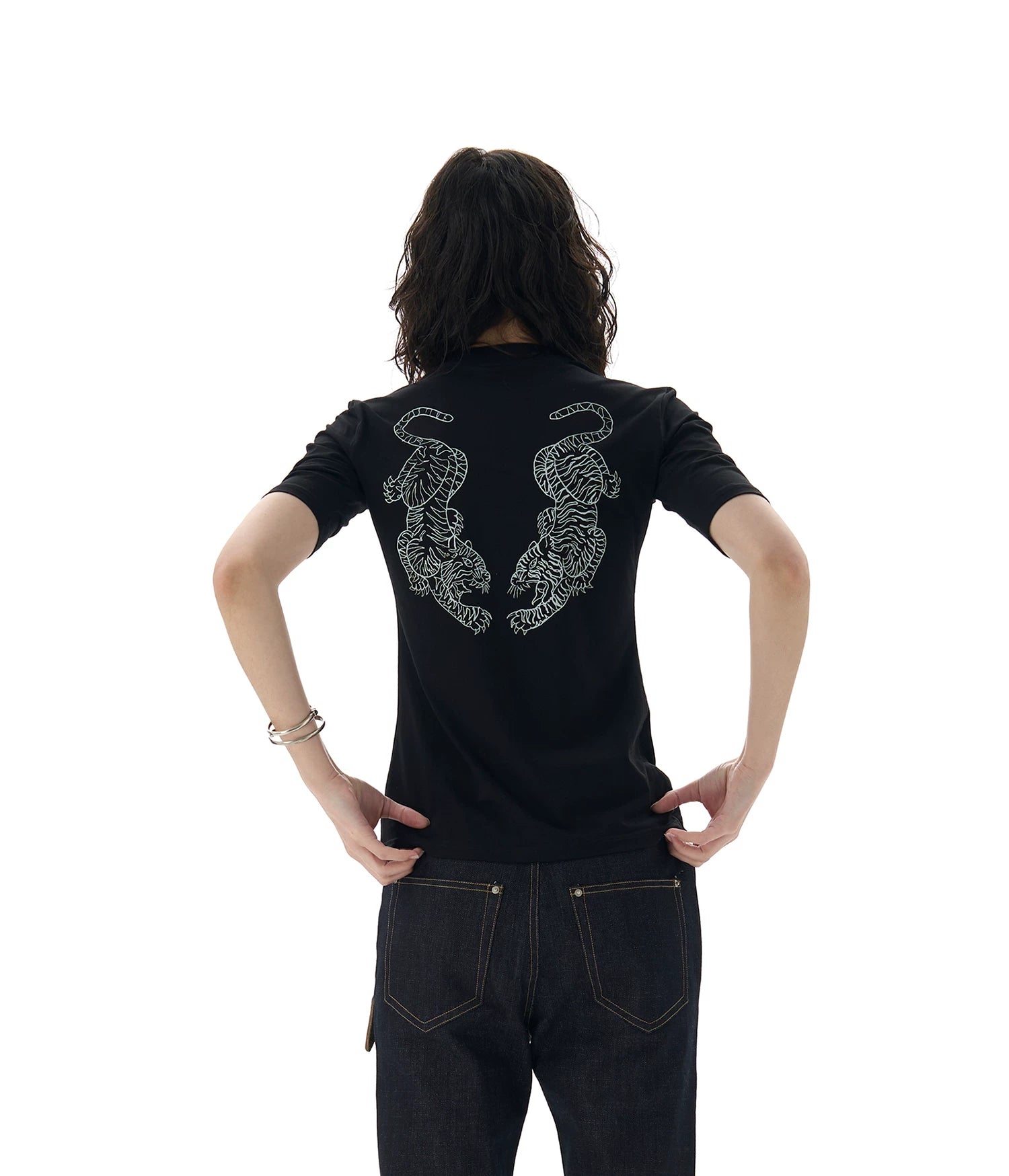 Twin Tiger Half-High Neck Slim Tee