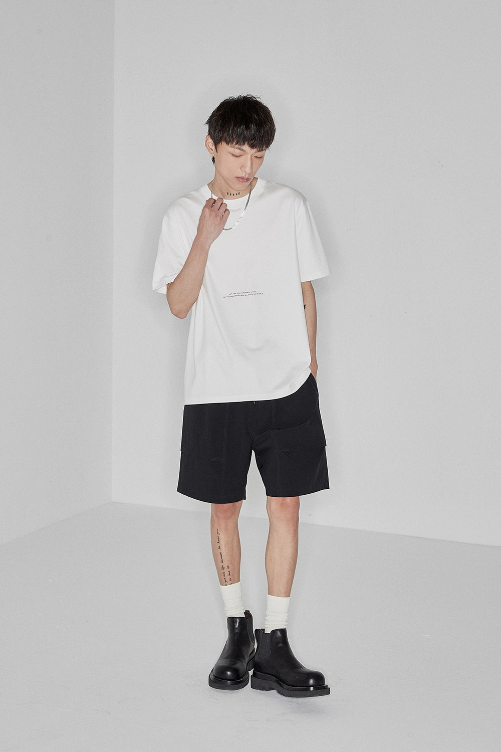 Drawstring Chino Shorts