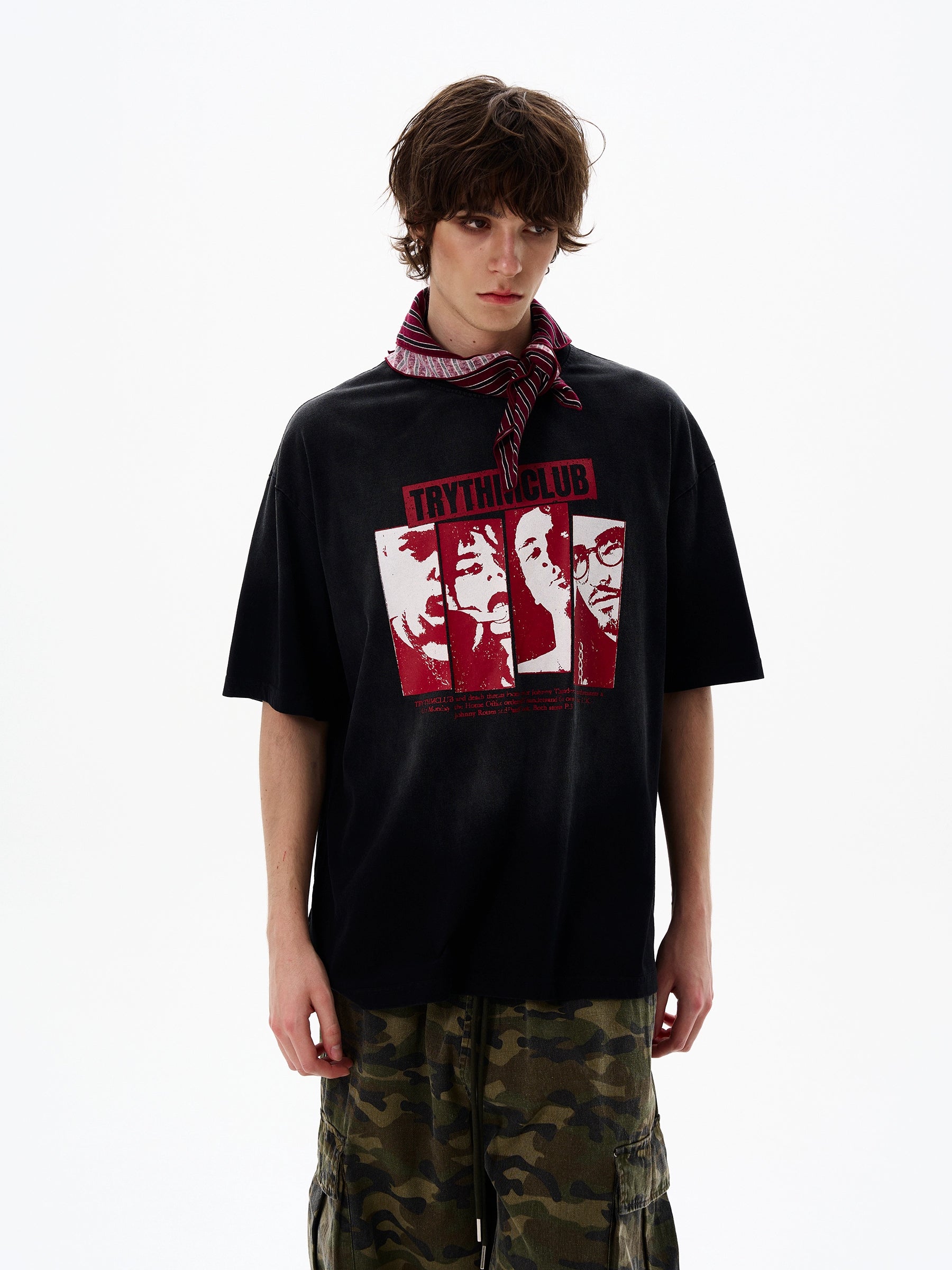 Graphic Statement Band T-Shirt