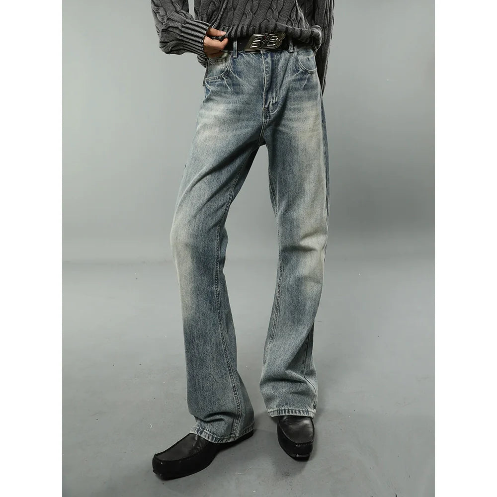 Vintage Vortex Straight-Leg Jeans