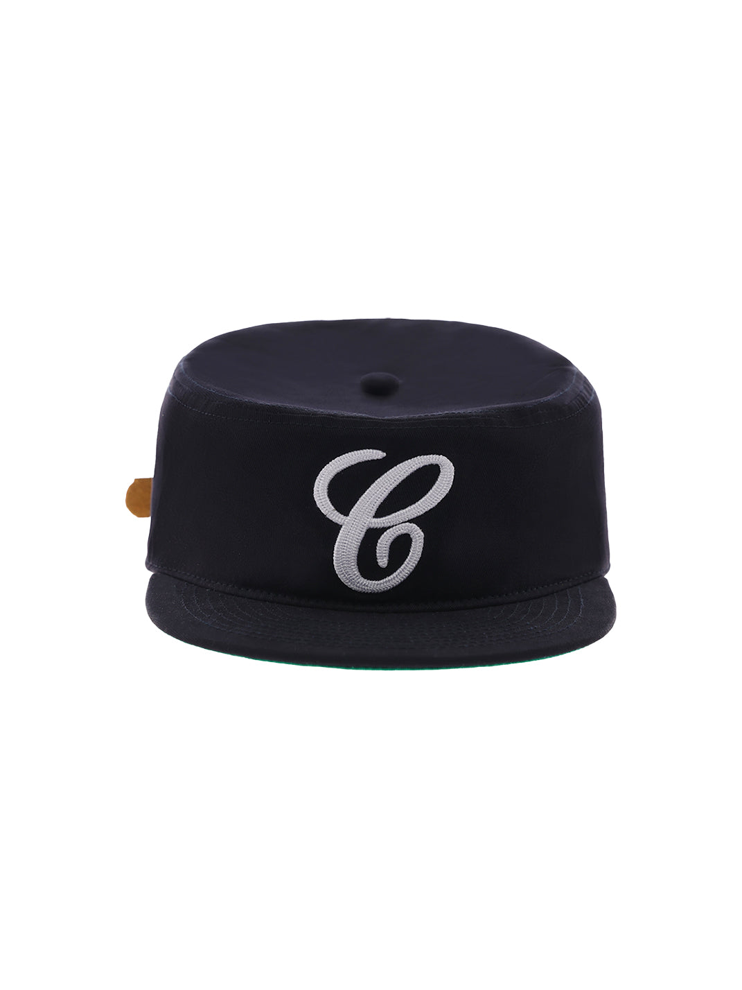 C-Embroidered Flat-Crown Cap - Deep Blue - Product front - view 4