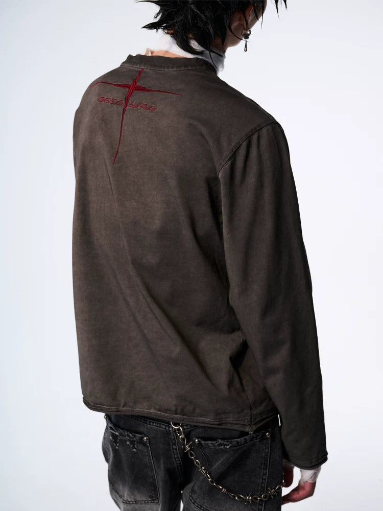Ashen Relic Henley Long Sleeve Shirt