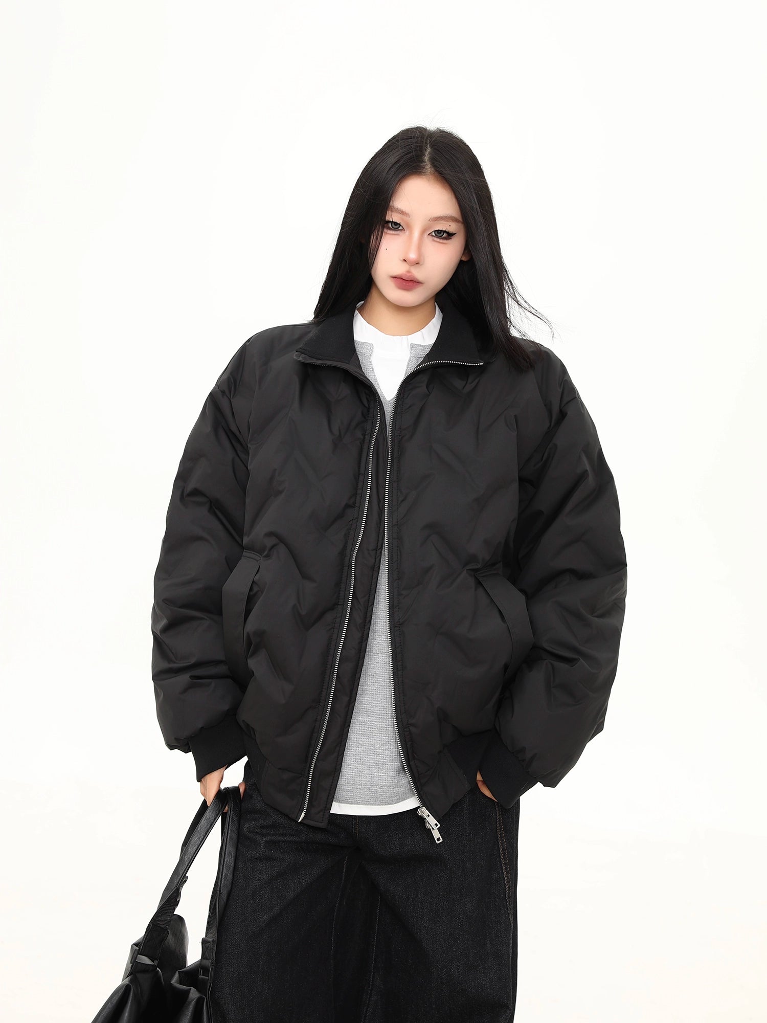 Midnight Core Oversized Puffer Jacket