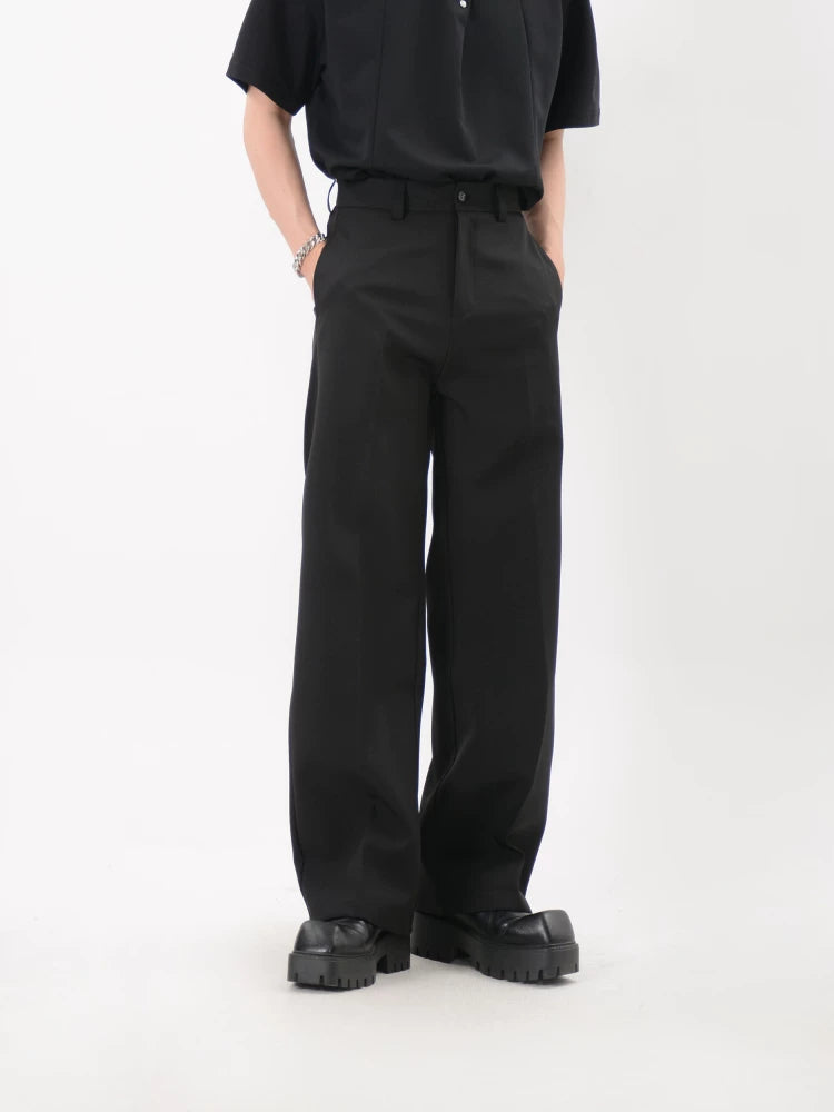 Glacier Line Tailored Wide Trousers