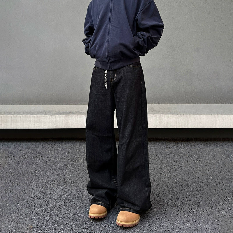 Midnight Circuit Wide Denim Jeans