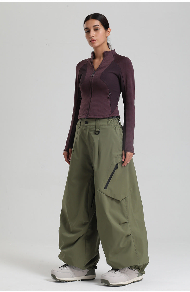 DriftDrop Wide-Leg Snow Pants