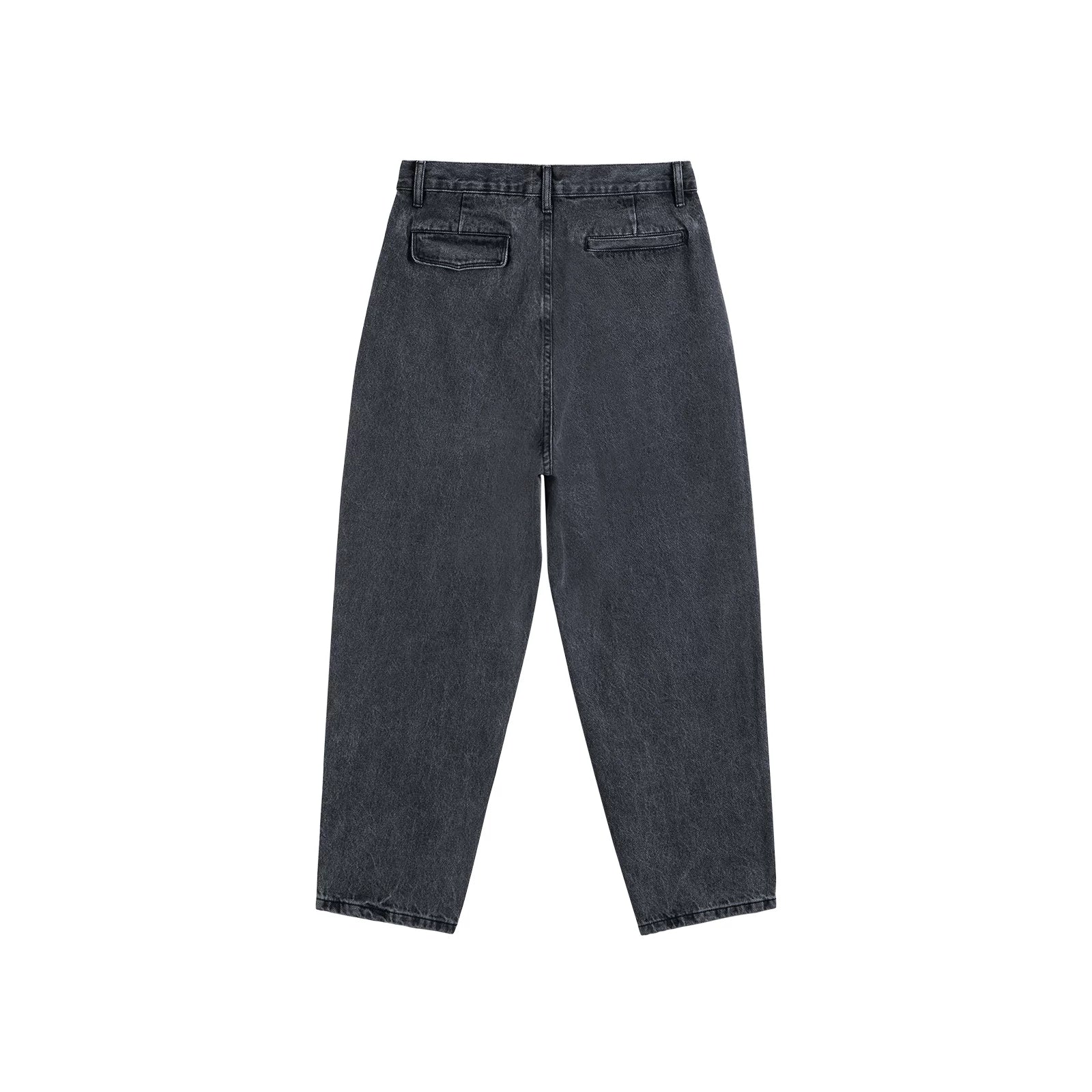 Taper Crest Vintage Wash Pleated Jeans