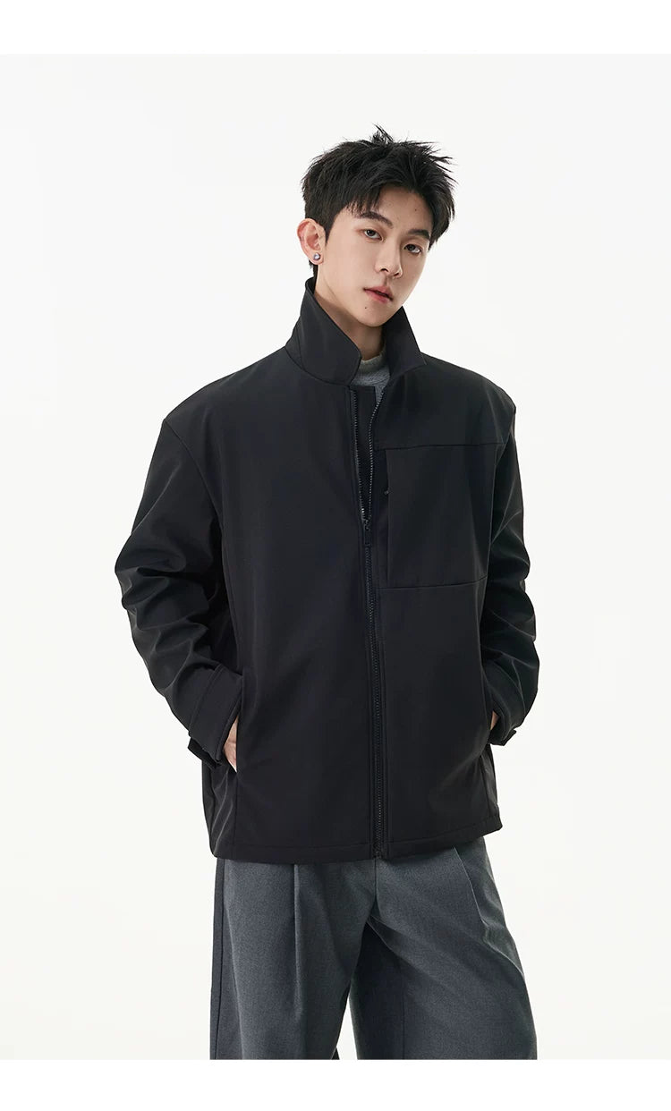Field Minimal Zip Shirt Jacket