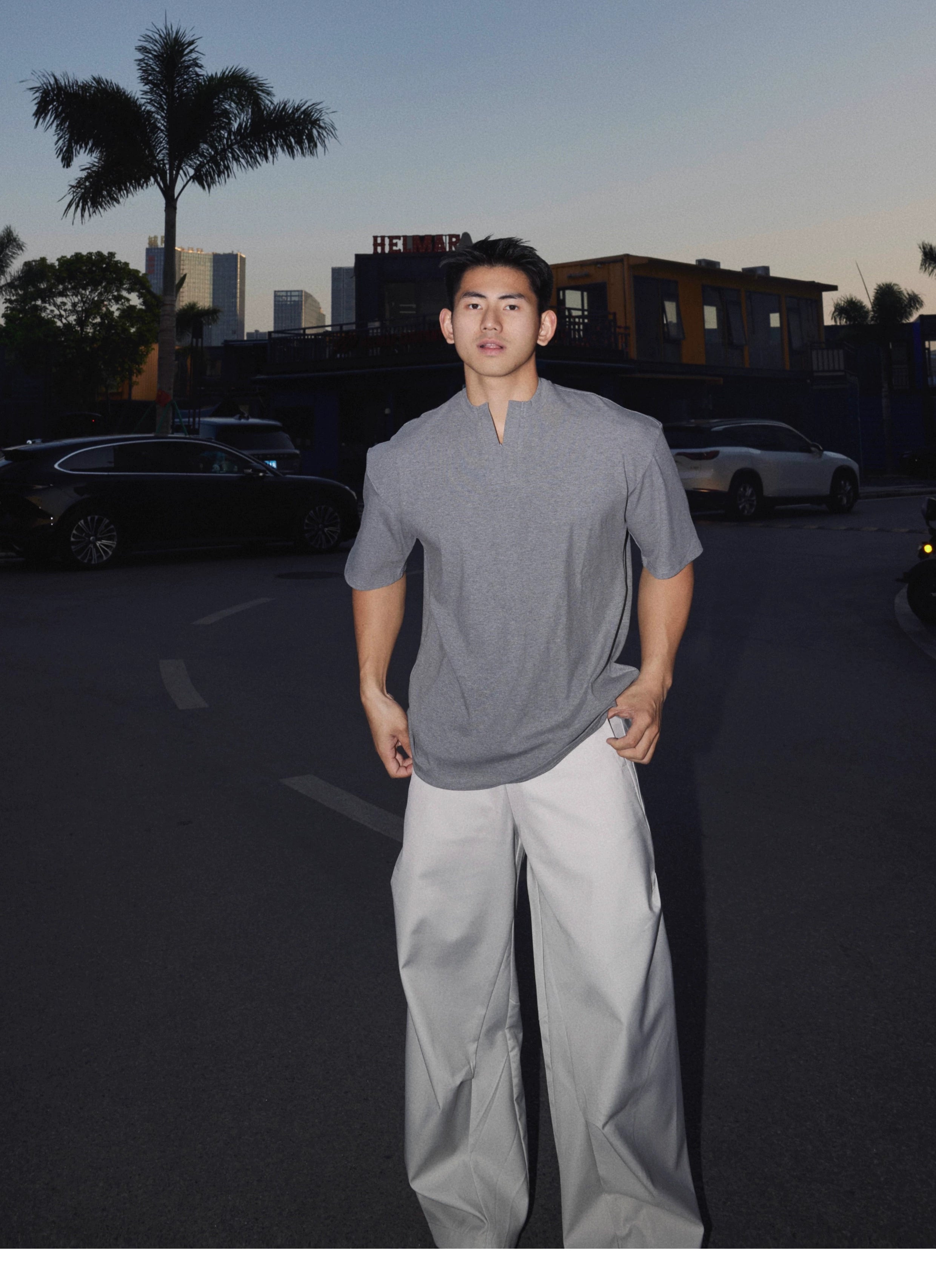 Urban Notch Neck Tee