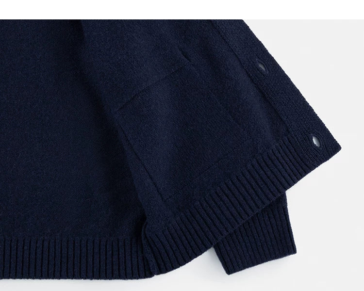 RWS Loft Stand-Collar Wool Cardigan