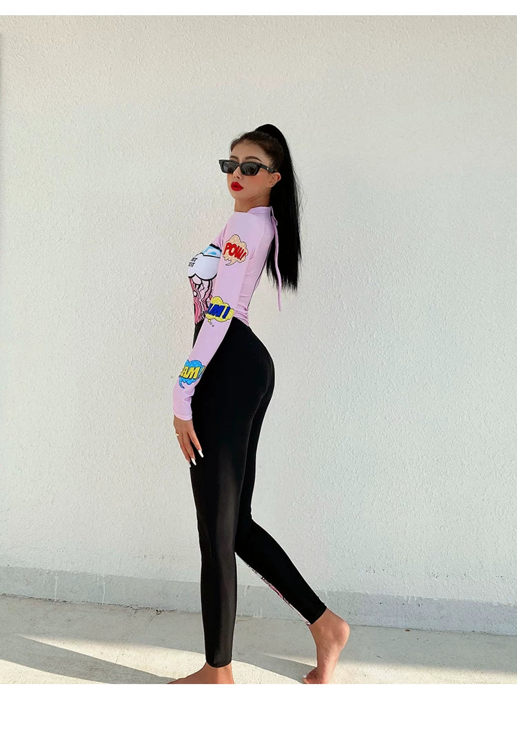 Bubble Pop Comic Surf Suit