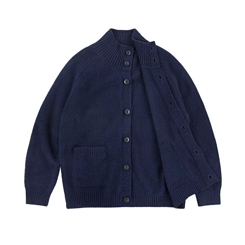 RWS Loft Stand-Collar Wool Cardigan