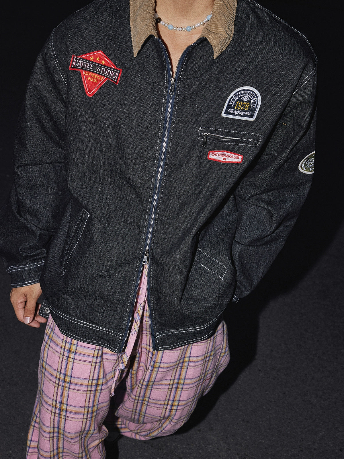 Dusk Rally Patchwork Zip Jacket