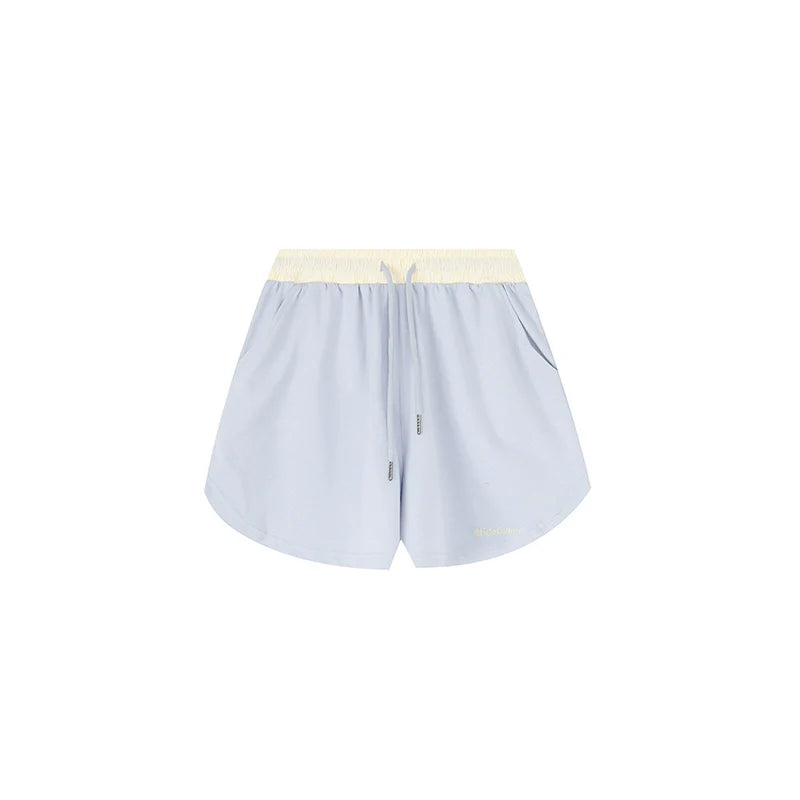 Striped Stitching Shorts - chiclara