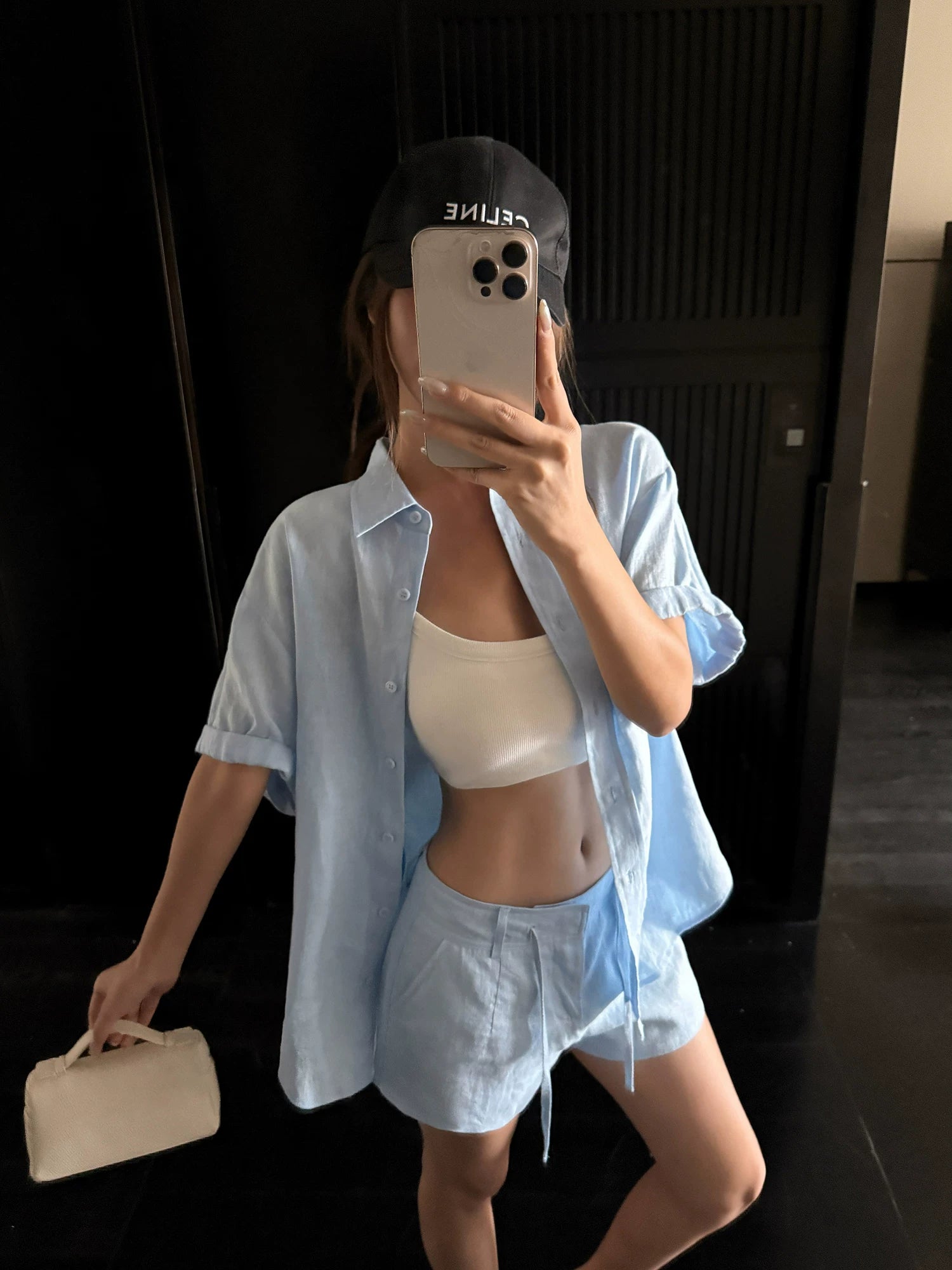 Harbor Breeze Oversized Linen Shirt