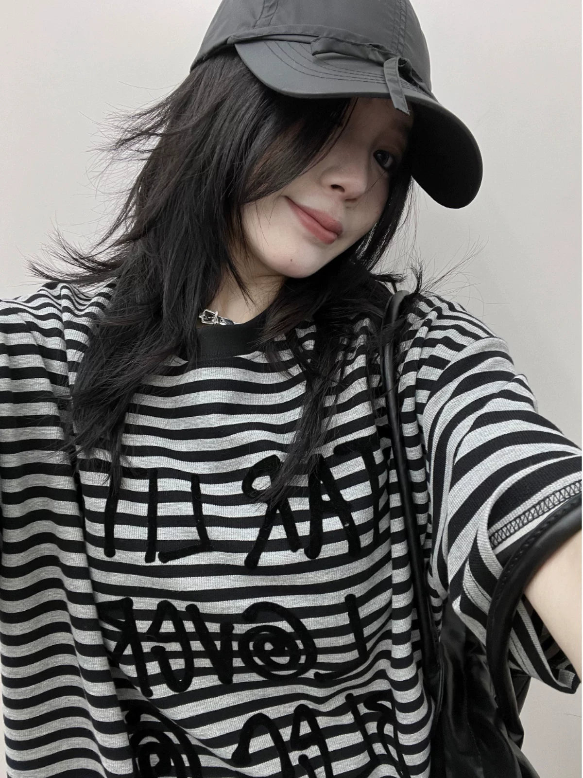 Mono Scribble Stripe Tee