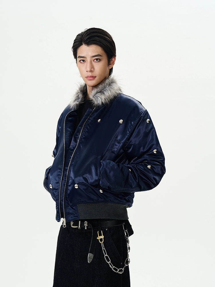 Frosted Orbit Bomber Jacket