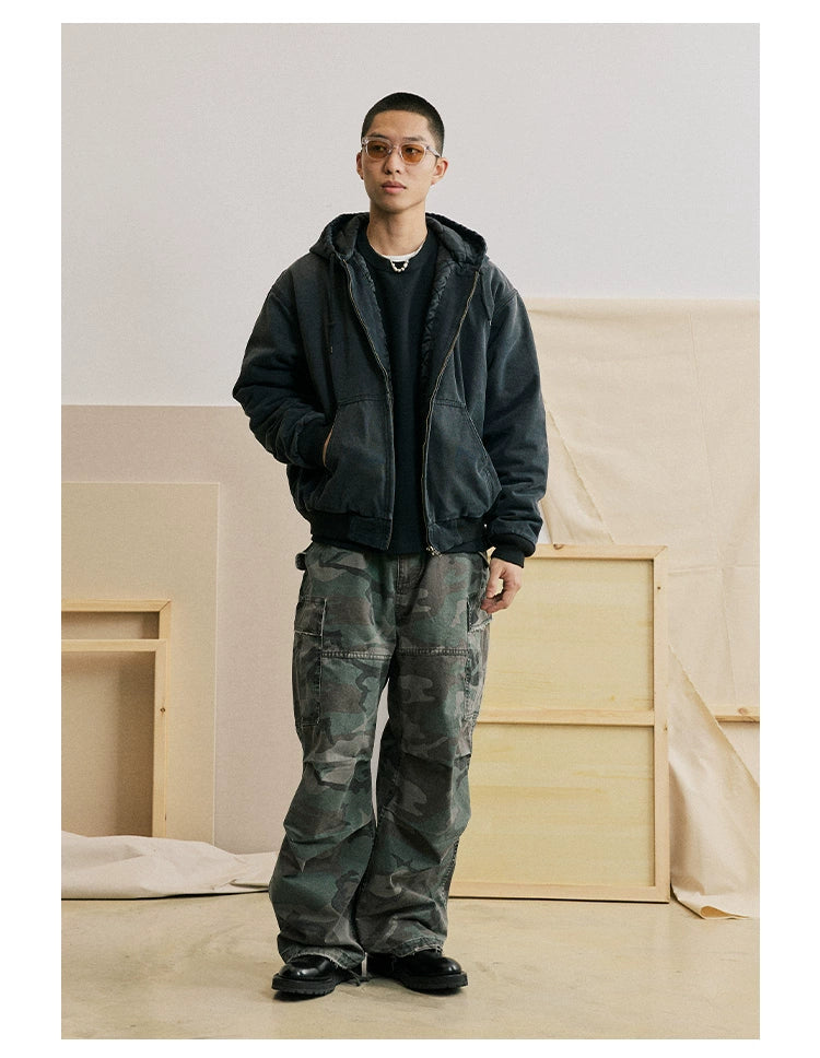 Woodland Camo Hunting Cargo Pants