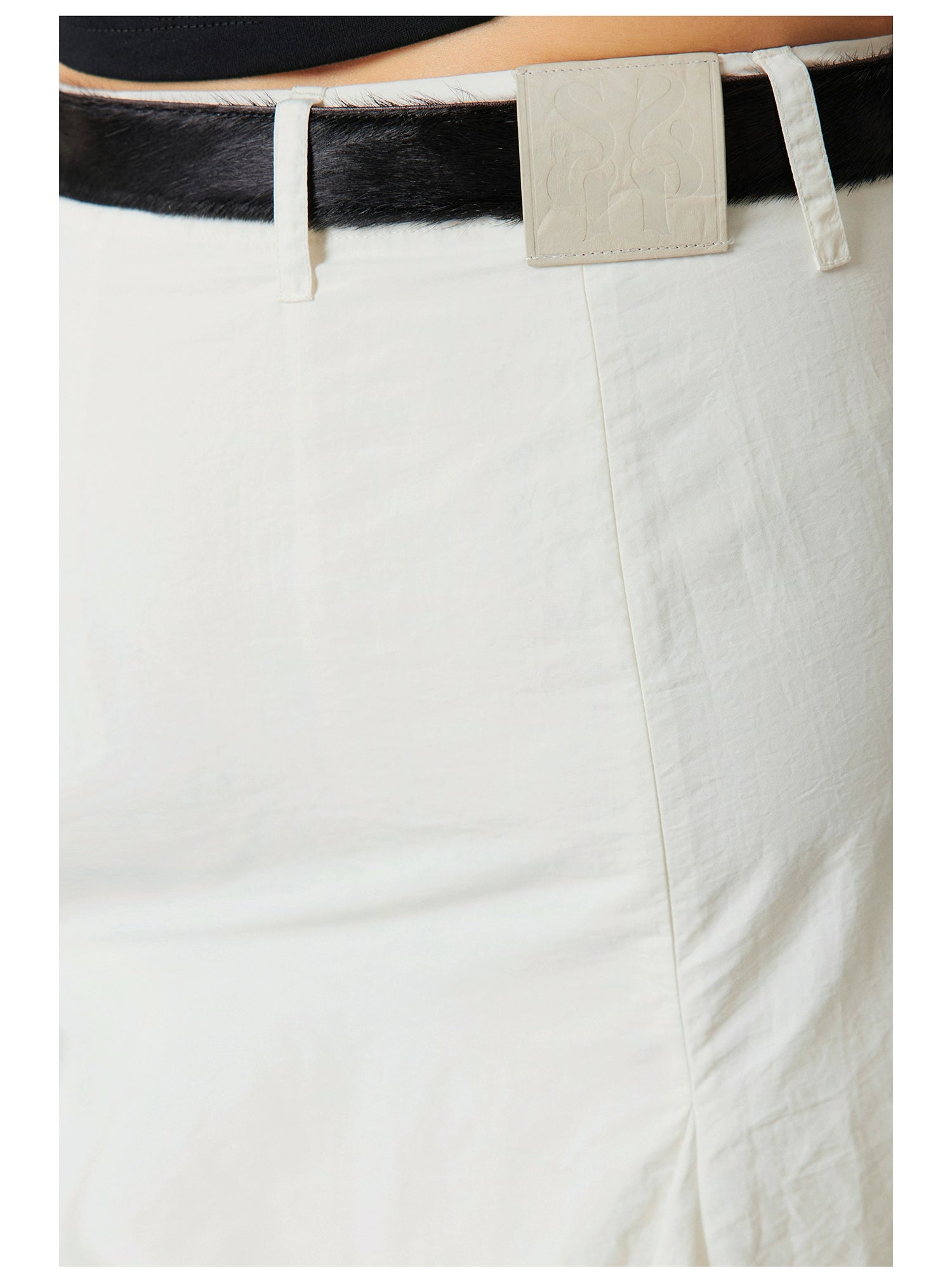 Relaxed Flared Maxi Skirt