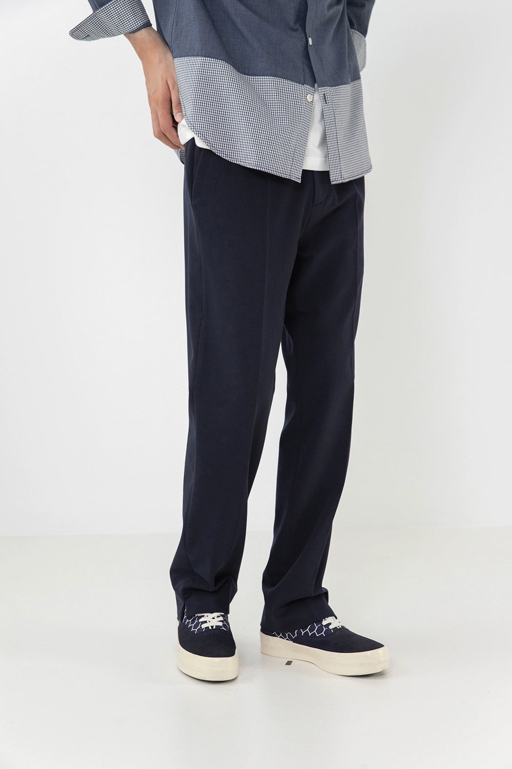 Split Hem Straight Pants