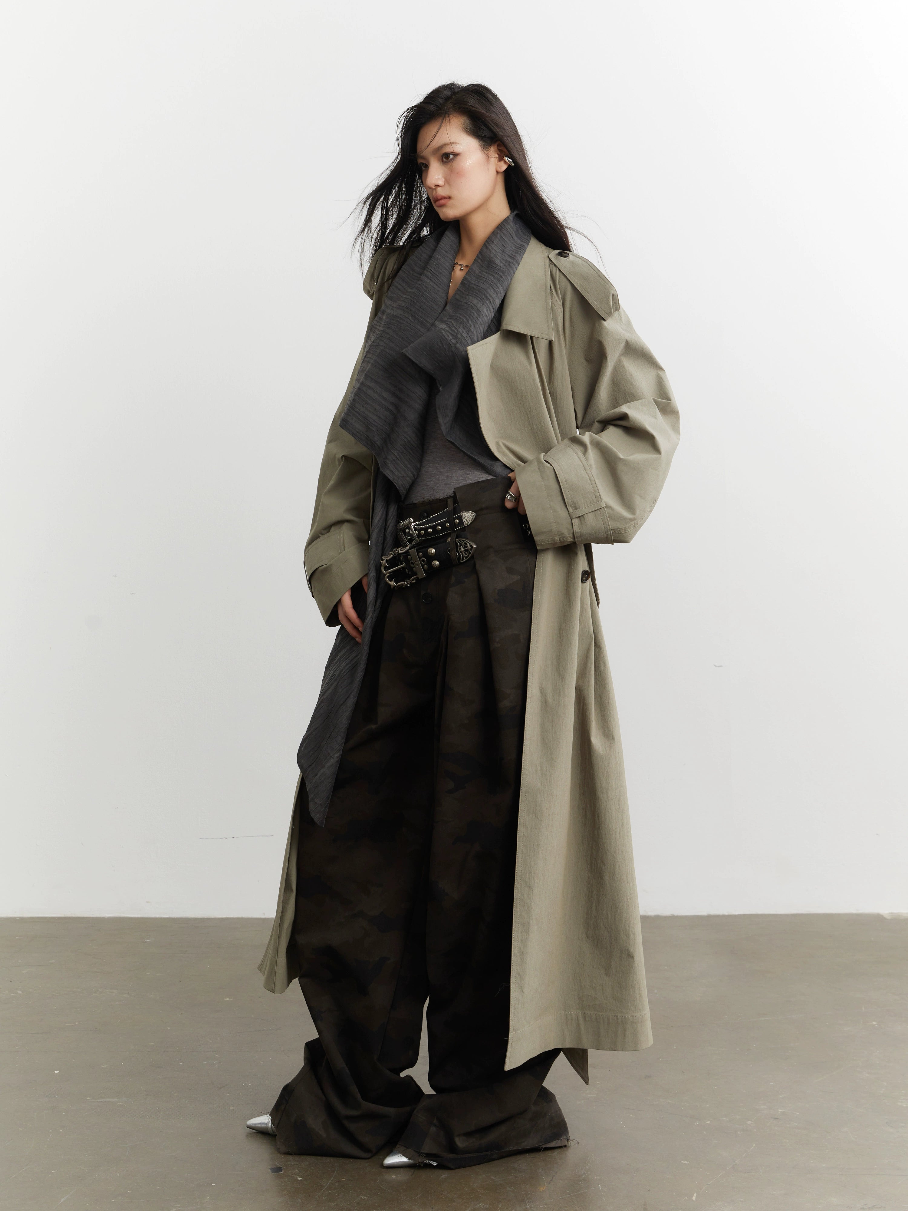 Shadow Veil Wide Camo Trousers