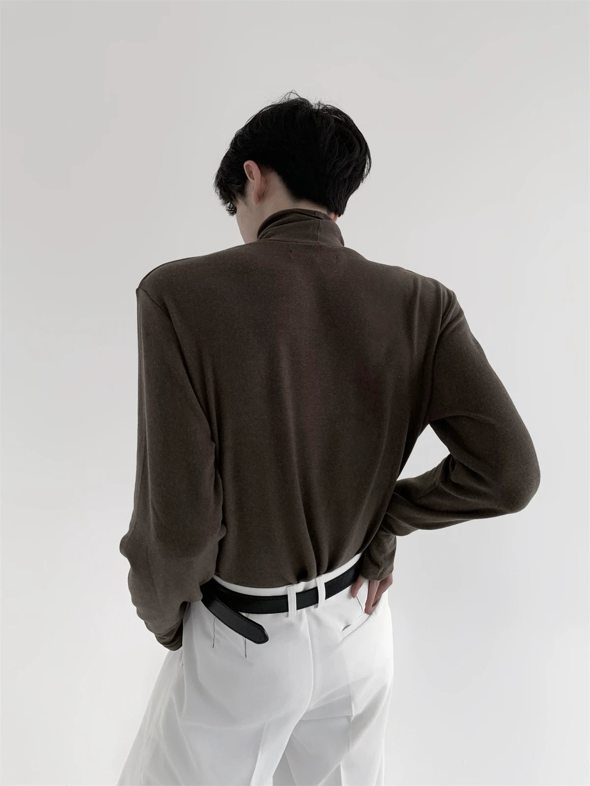 Slouch Turtleneck Top