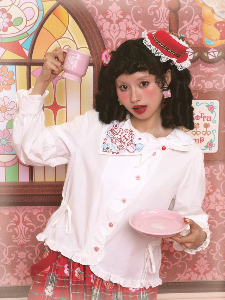 Tea Party Ribbon Lolita Shirt