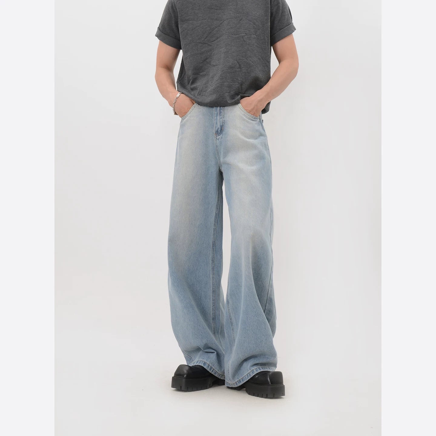 Skyfade Wide Leg Denim
