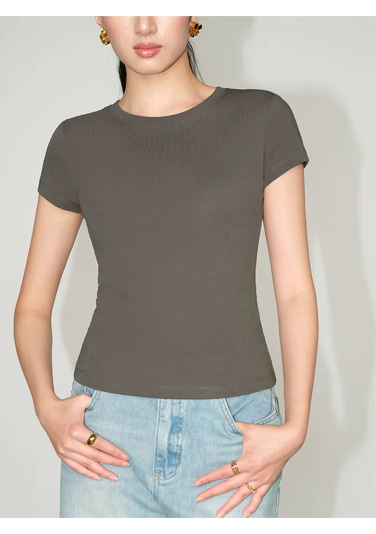 Everyday Sculpt Fitted Crewneck Tee