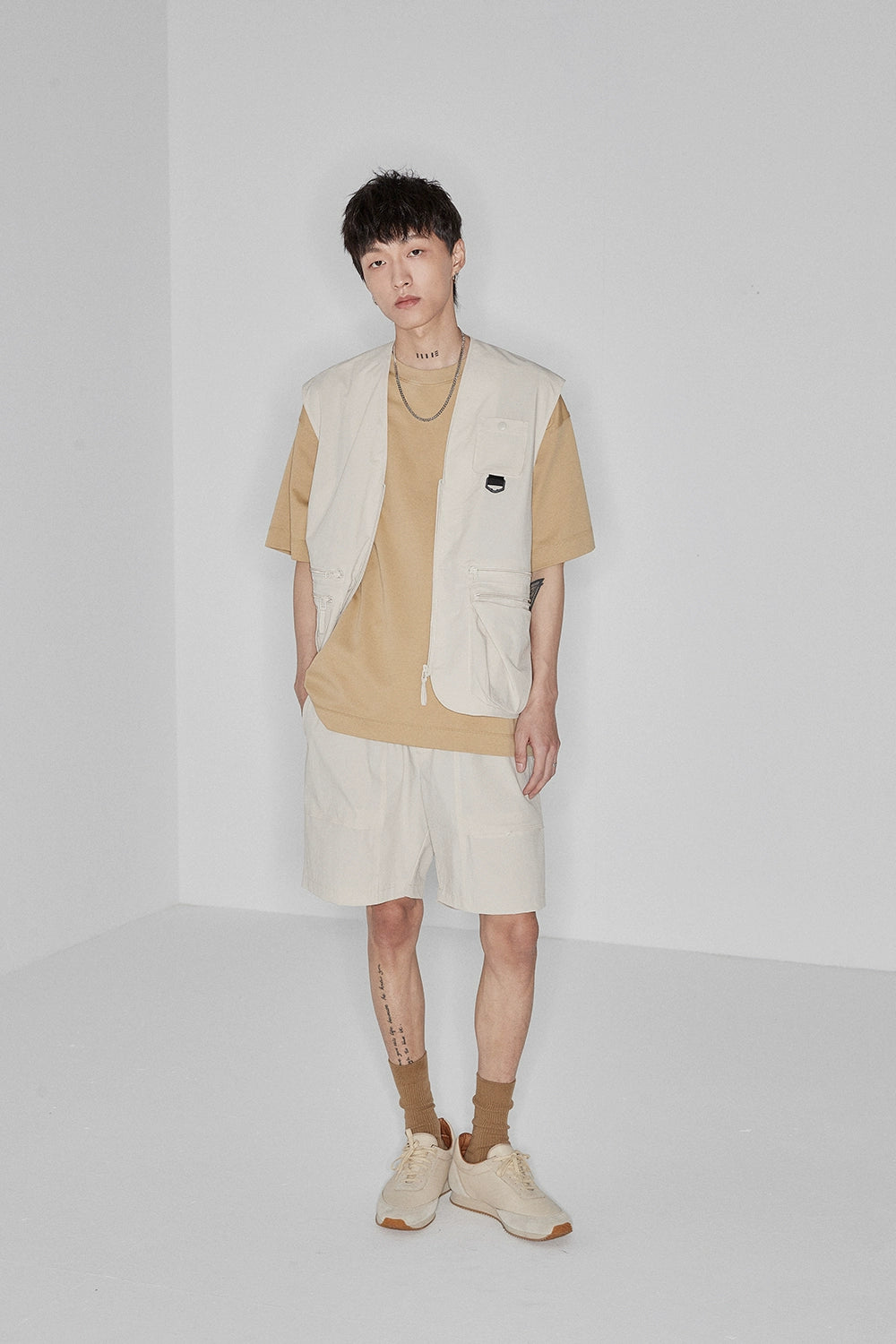 Drawstring Chino Shorts