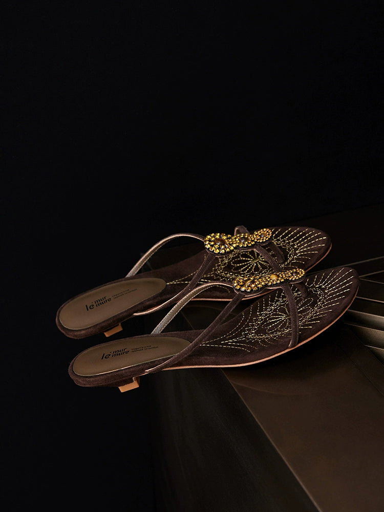 Classic Peep-Toe Slingbacks