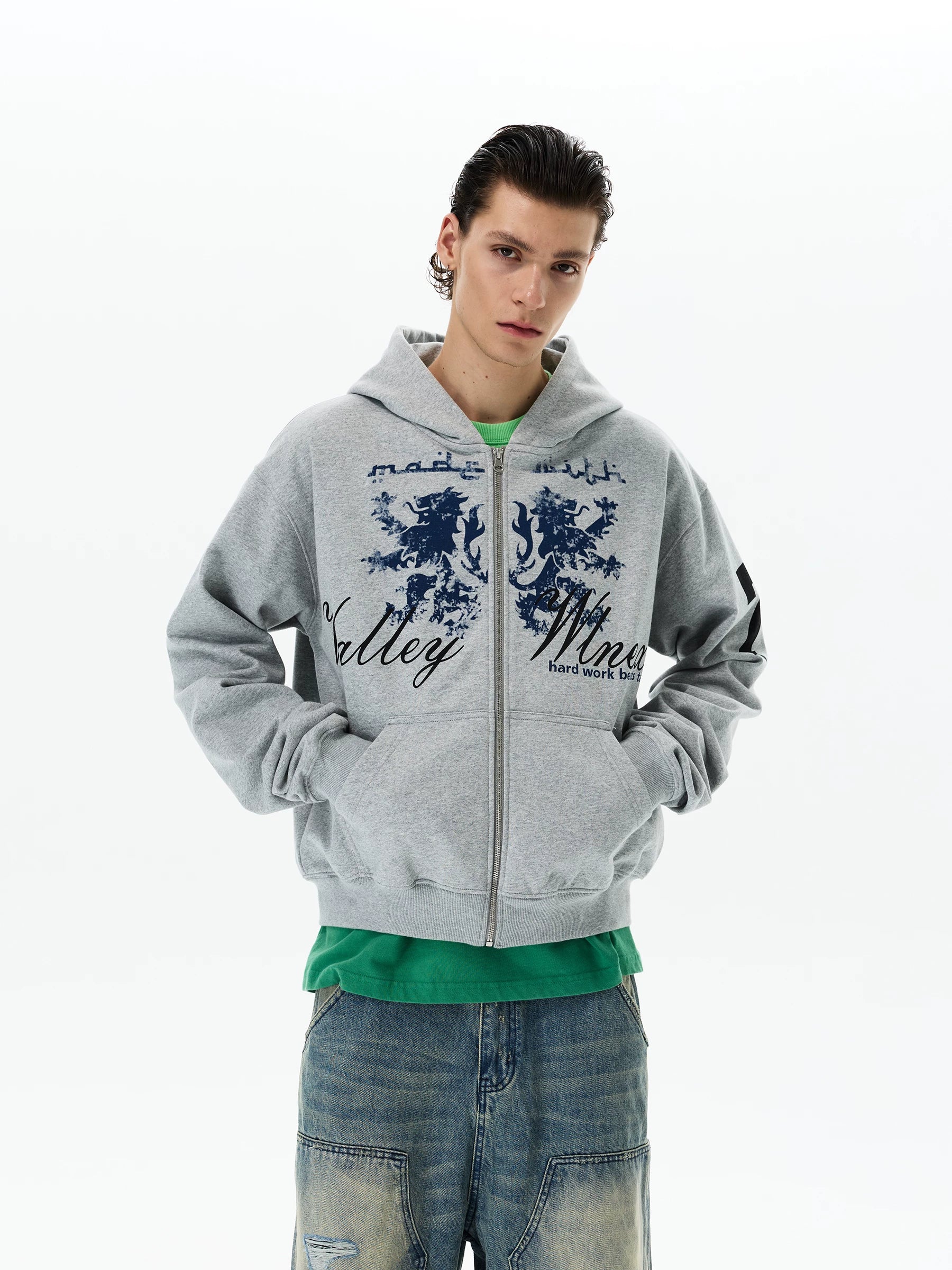 Valley Mines Crest Zip Hoodie