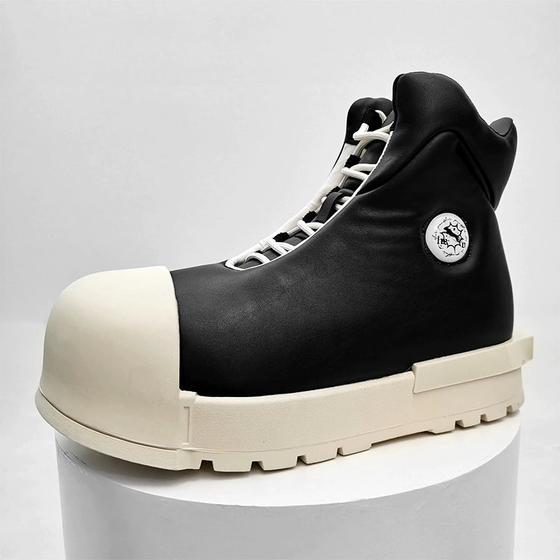 Chunky Black Platform High Tops
