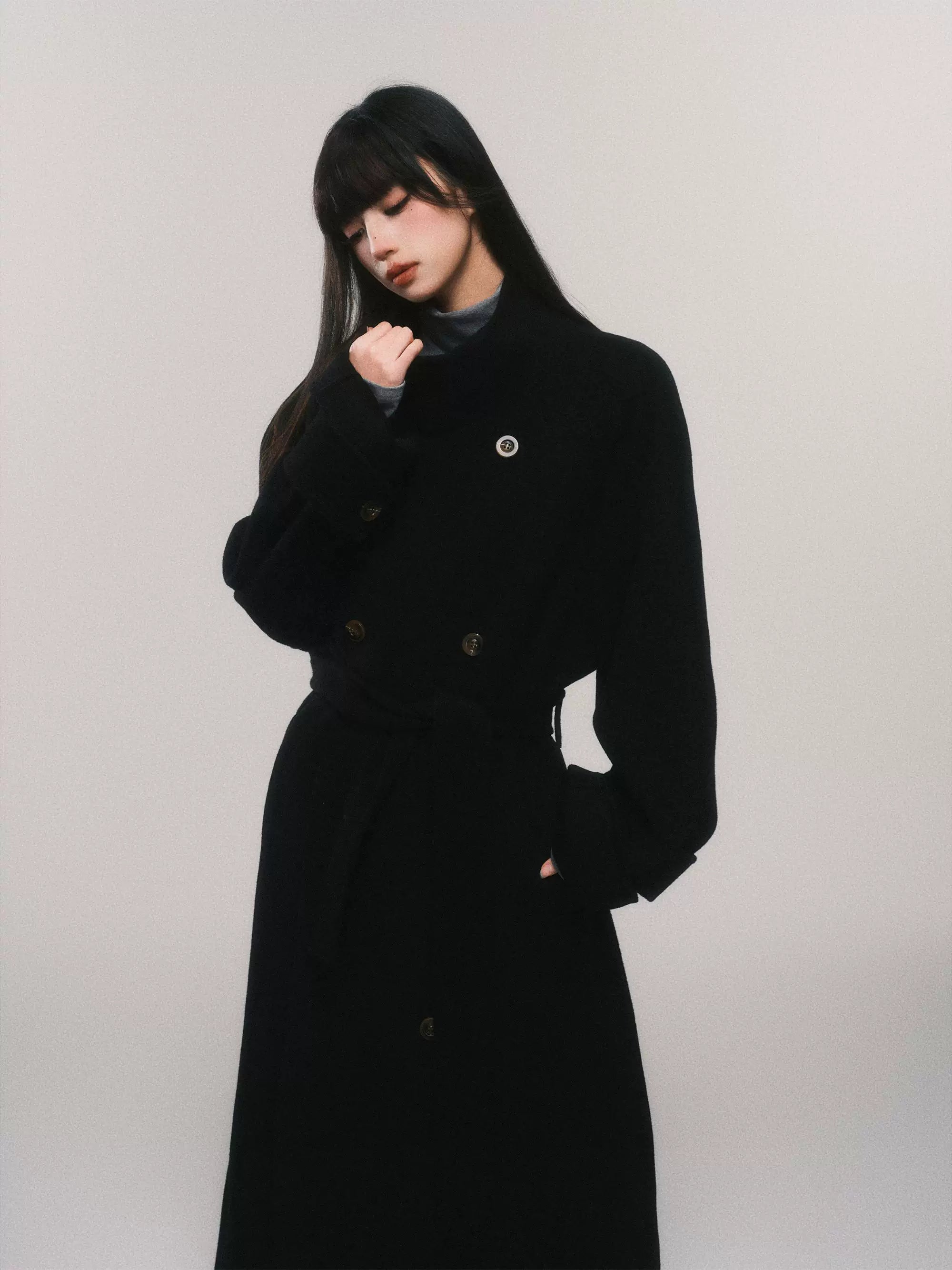 Fogbound Regent Belted Trench Coat