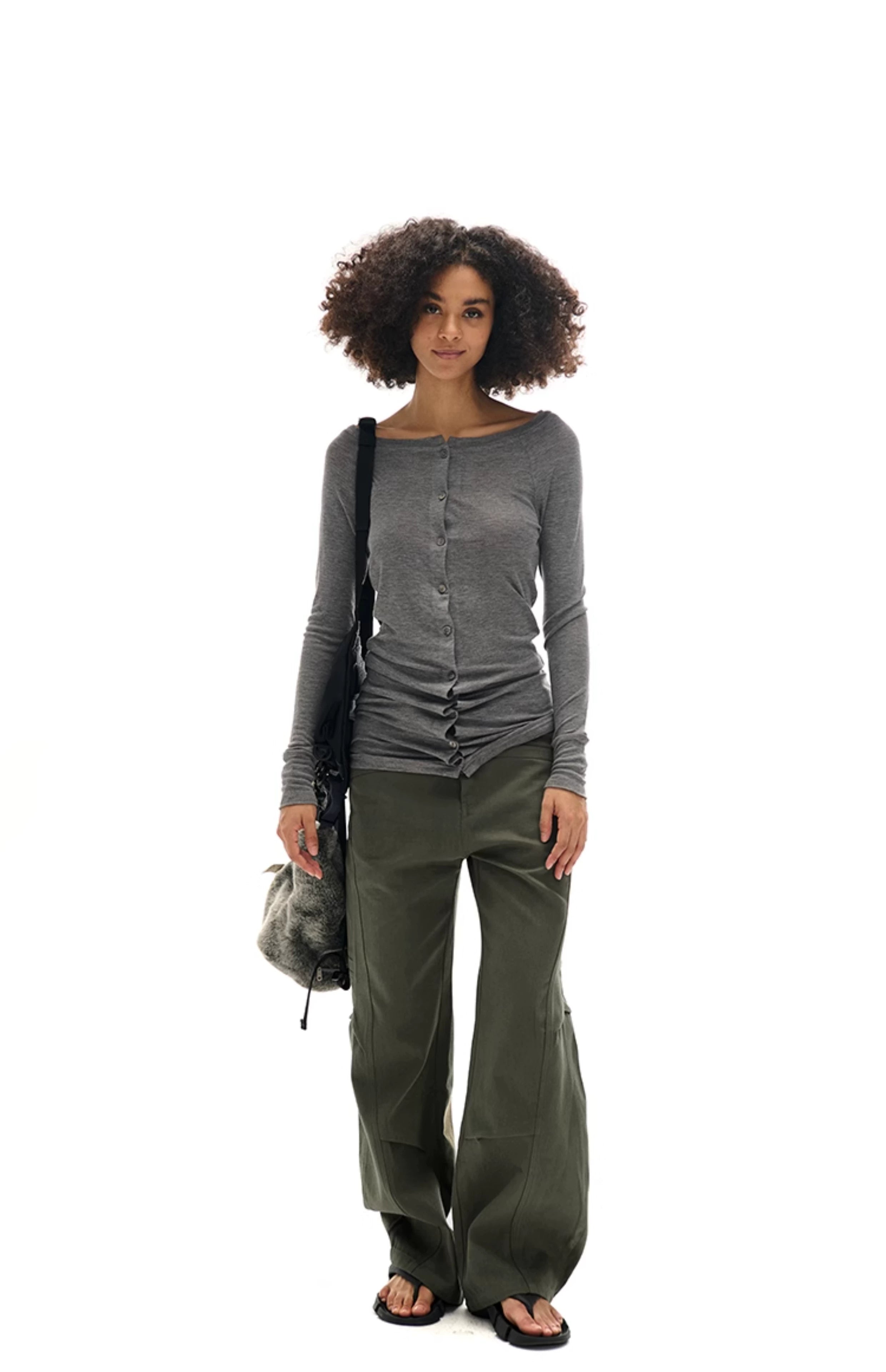 Vintage Military Green Cargo Pants