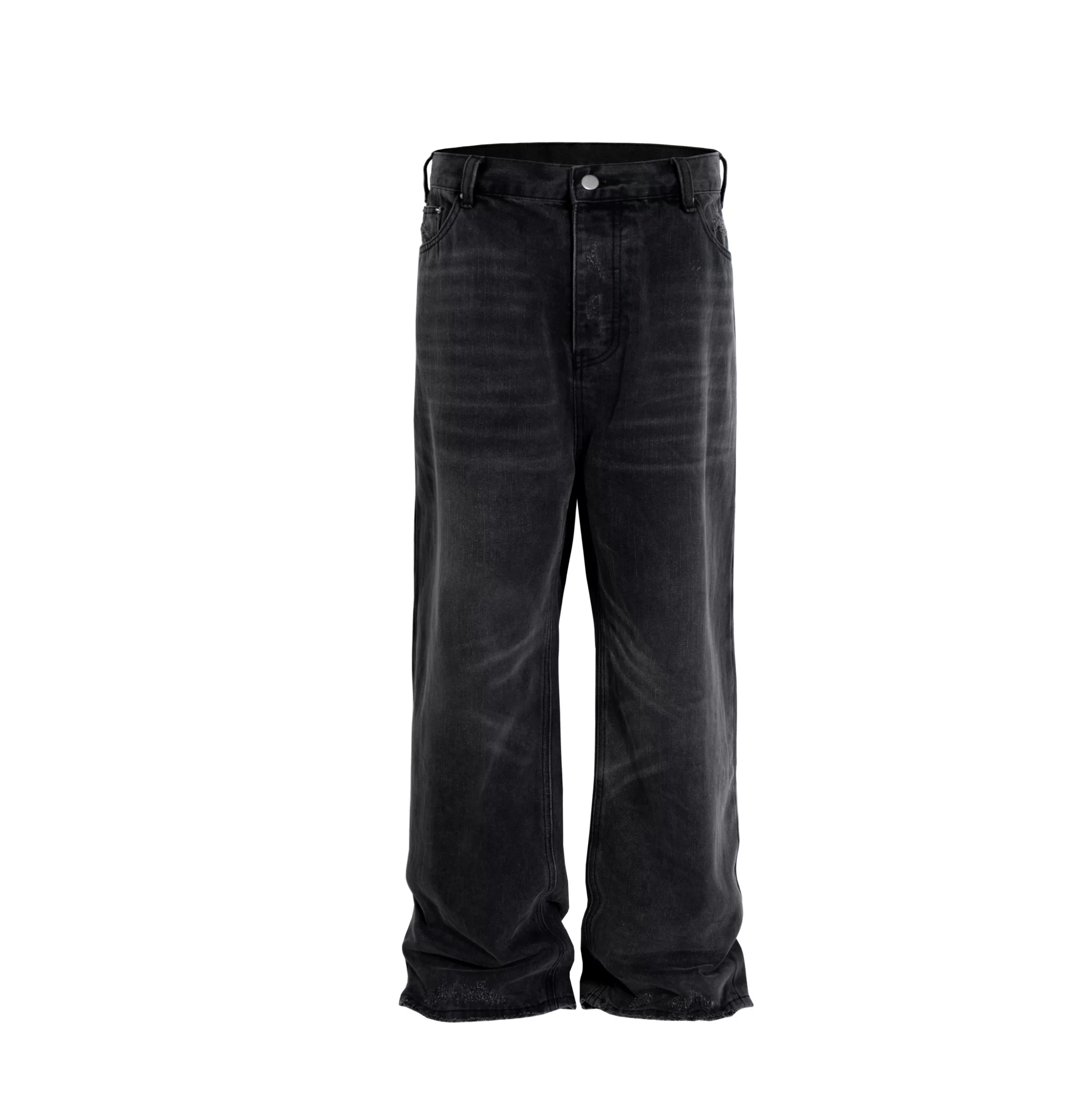 Charcoal Drift Balloon Stack Jeans